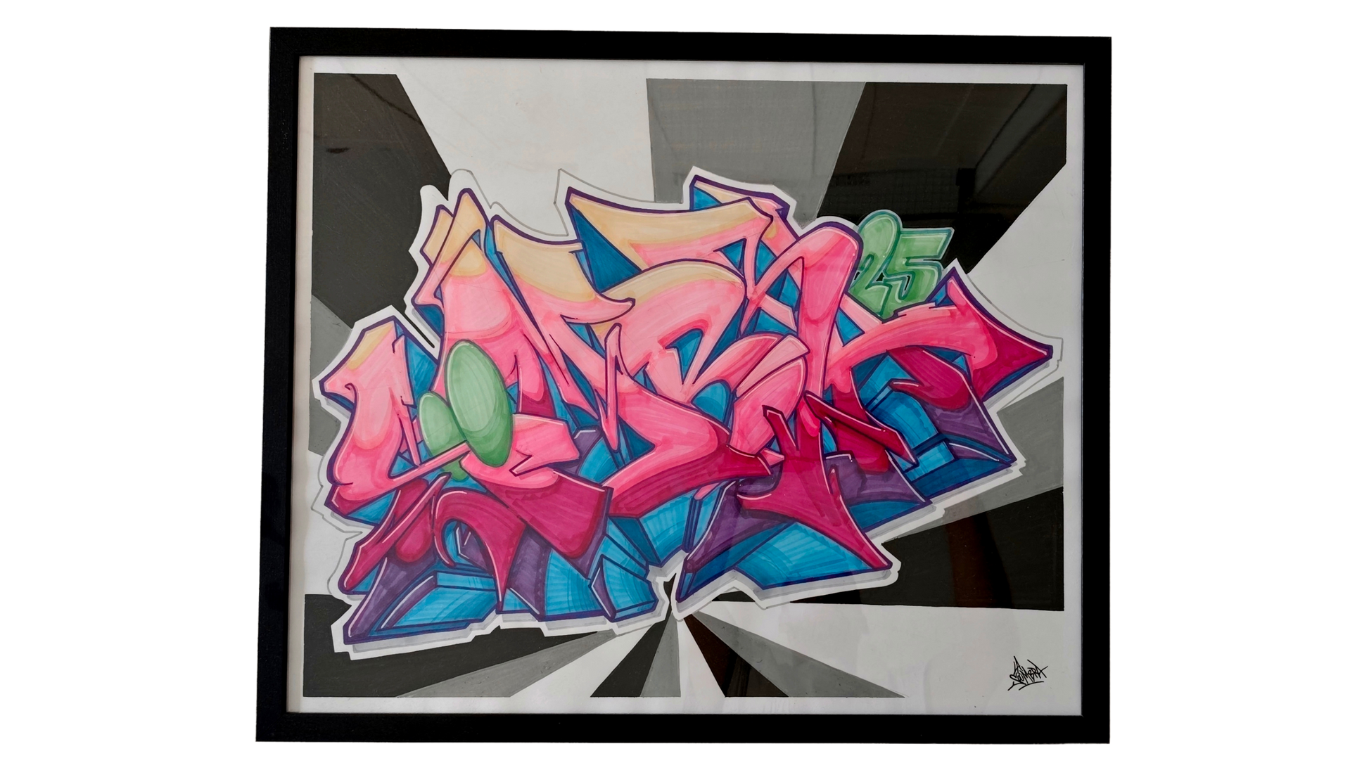 Boceto de Graffiti hecho por La So0mbra